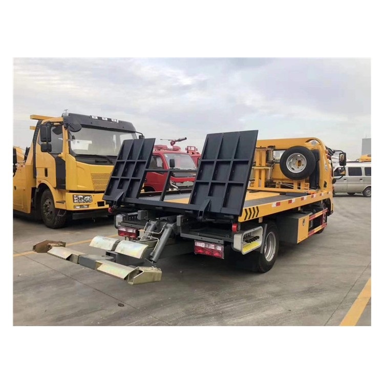 蓝牌一拖二清障车