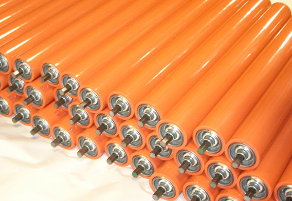 输送线包胶滚筒