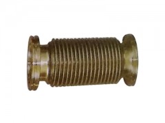 What are the functions of the corrugated metal hose?